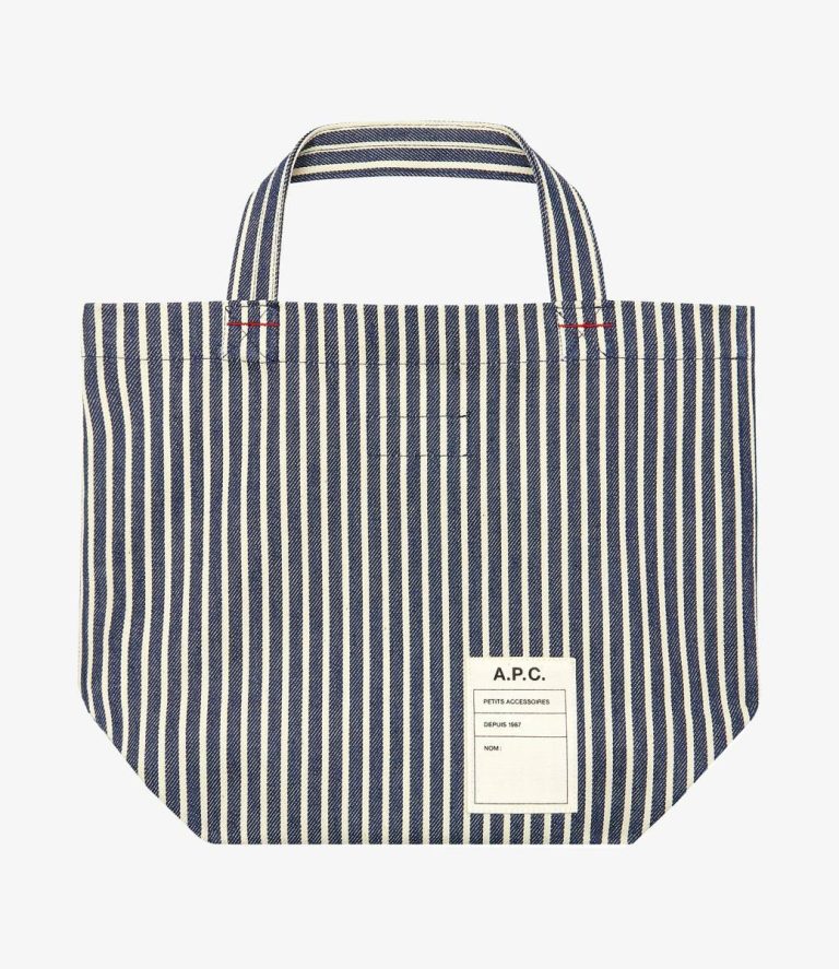 Thais Mini Tote Bag Dark Blue/White Women A.p.c. Mini Bags - Image 2