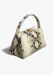 Top Handle Cate Bag In Natural Python-Embossed Leather Natural Khaite Women - Image 2