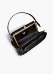 Top Handle Khaite Women Cate Alligator Bag In Black Alligator Black - Image 4
