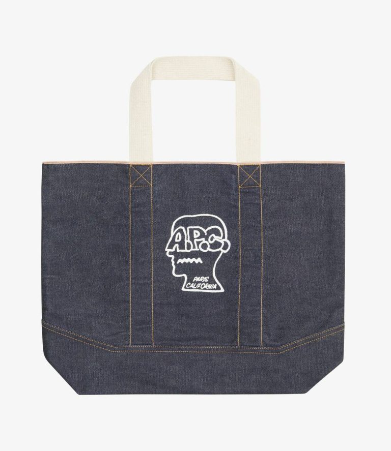 Tote Bags A.p.c. Brain Dead Tote Bag Men Indigo