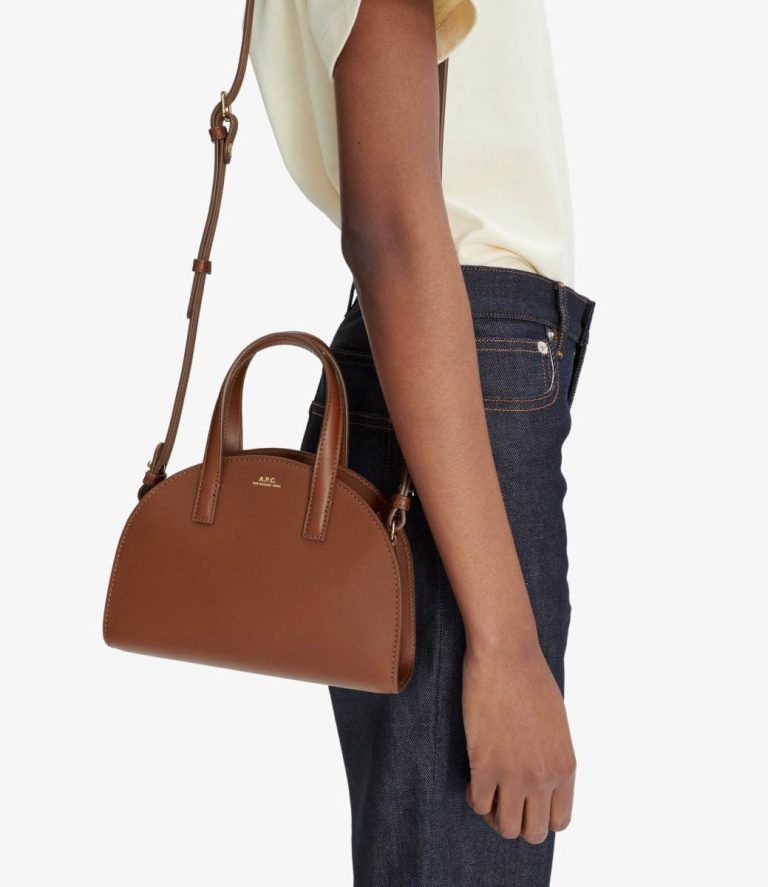 Tote Bags Demi-Lune Small Tote Bag Nut Brown A.p.c. Men - Image 2