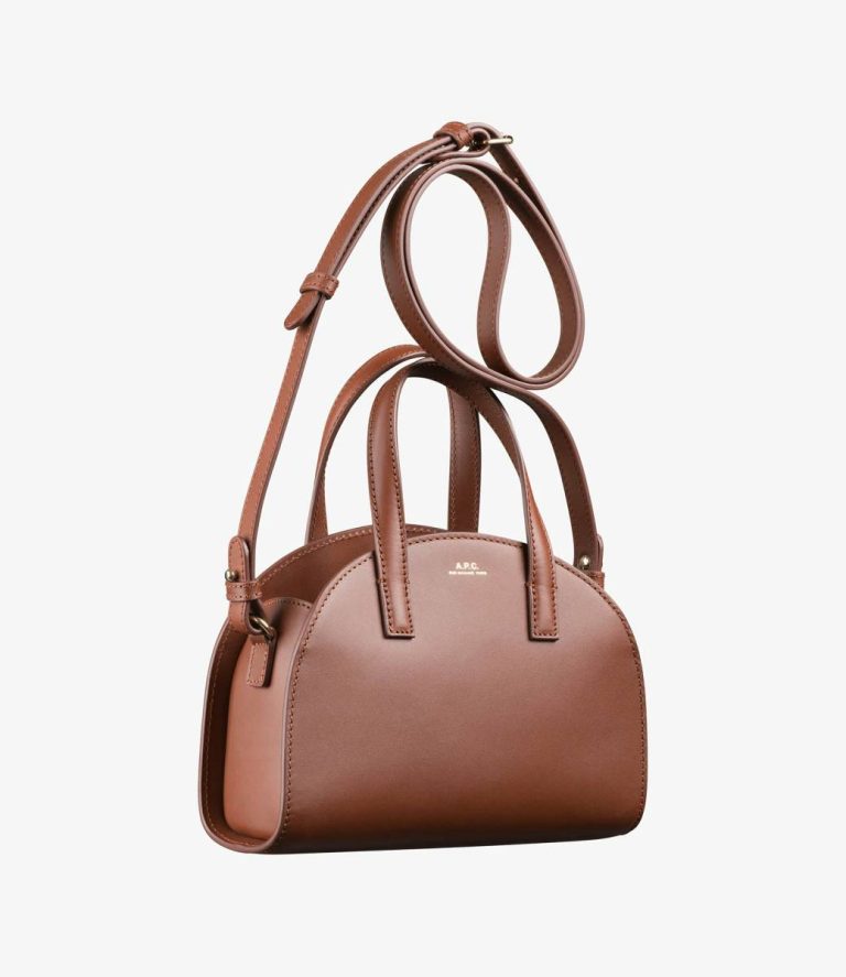 Tote Bags Demi-Lune Small Tote Bag Nut Brown A.p.c. Men - Image 3