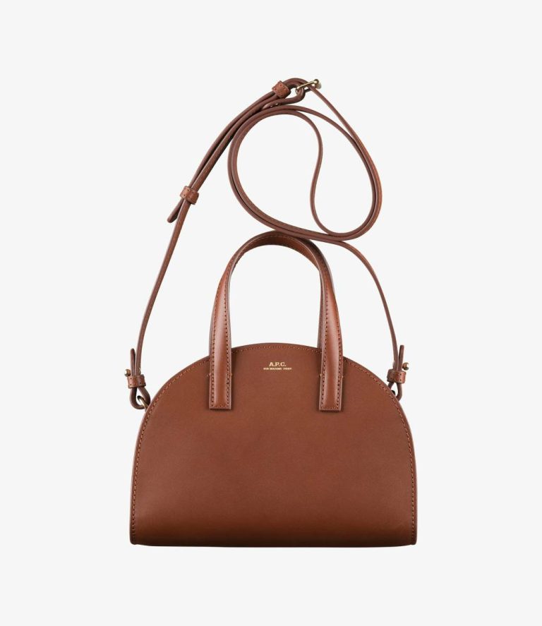 Tote Bags Demi-Lune Small Tote Bag Nut Brown A.p.c. Men