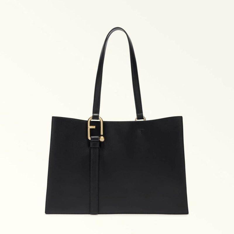 Totes Furla Nuvola Tote L Women Nero