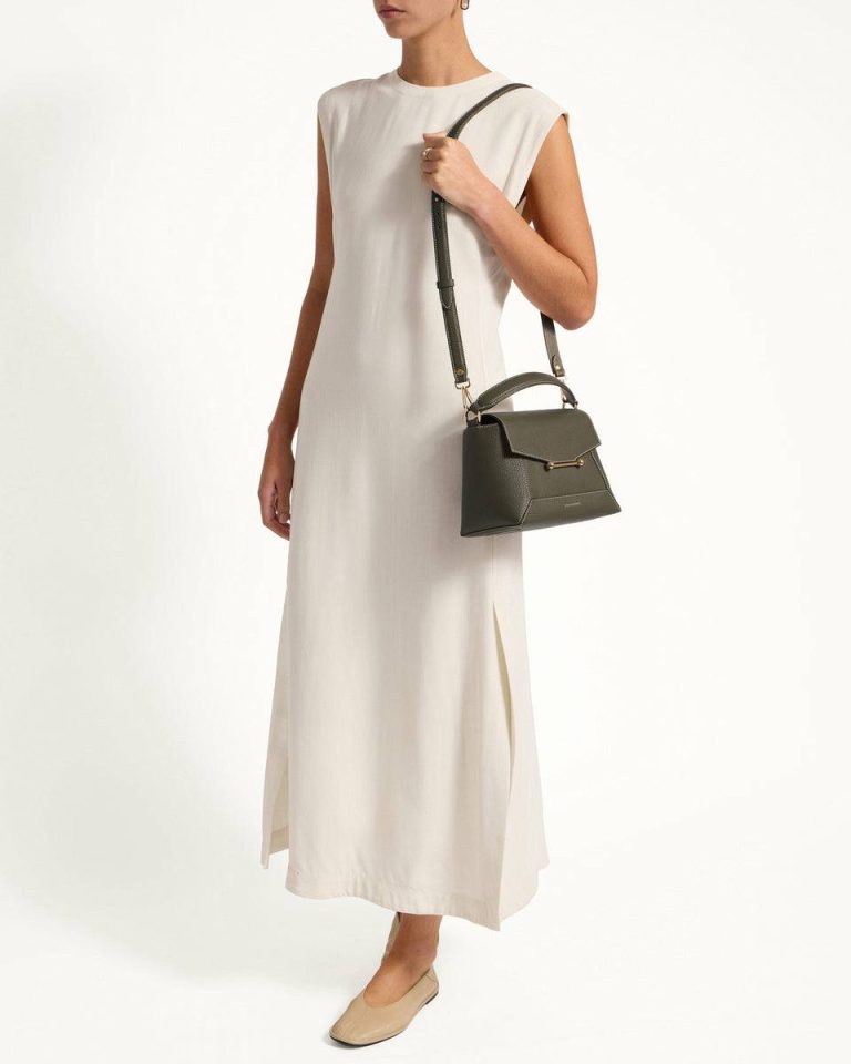 Totes & Top Handle Bags Strathberry Women Khaki Mosaic Bag