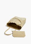 Totes Women Beige Khaite Zoe Tote In Beige Suede - Image 3