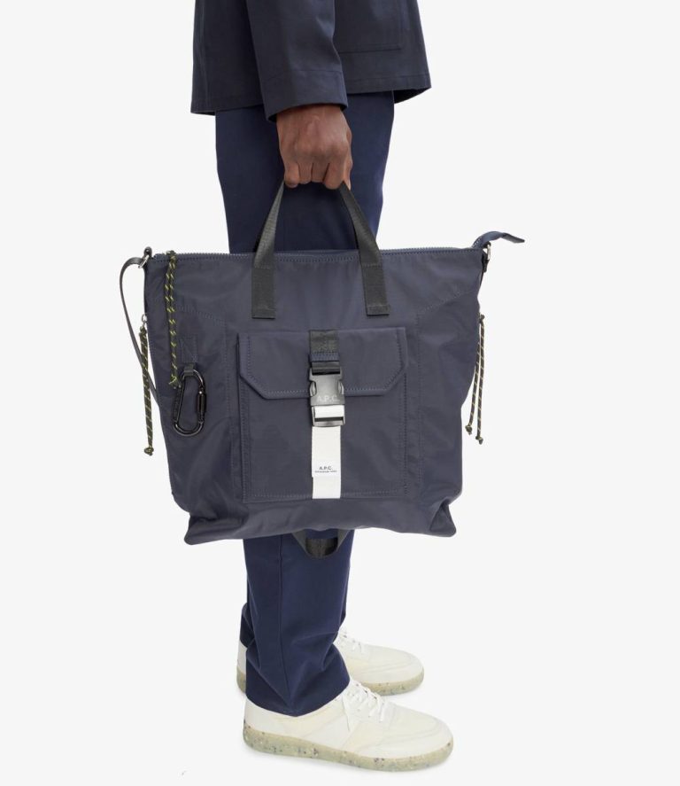 Treck Tote Bag Tote Bags Dark Navy Blue A.p.c. Men - Image 2