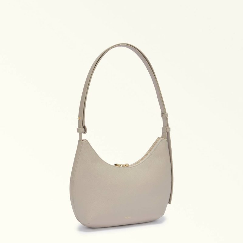 Vaniglia Women Shoulder Bags Furla Goccia Shoulder Bag S - Image 3