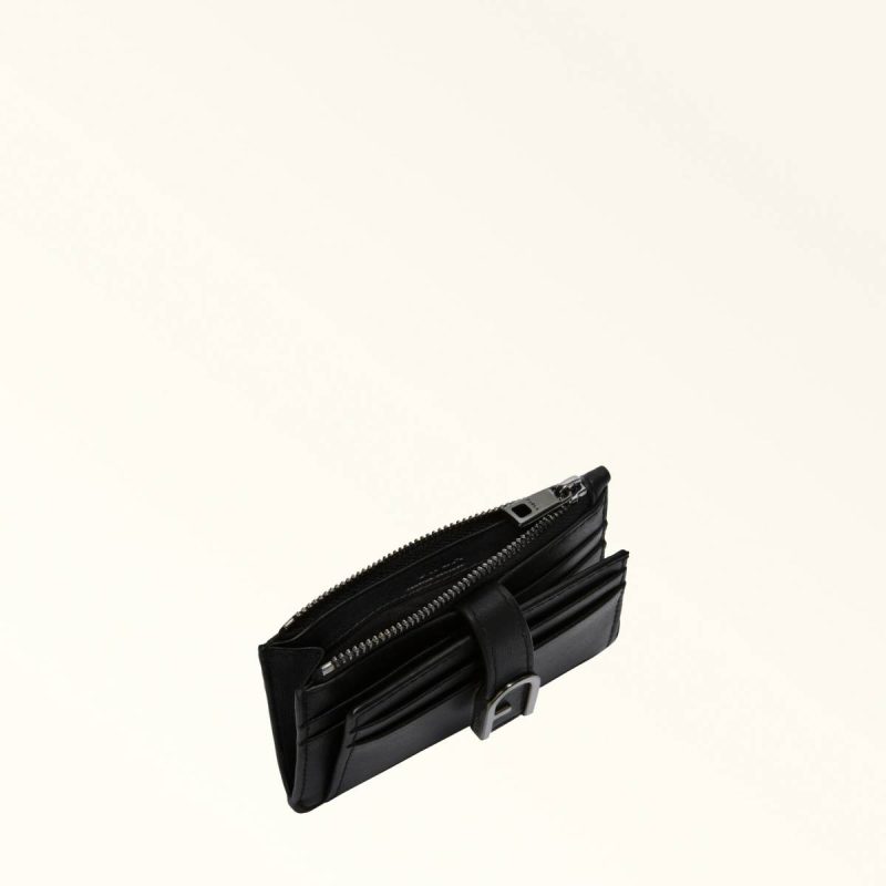 Wallets Nero Women Furla Flow Card Case S - Image 4