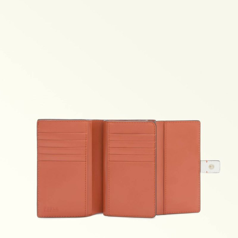 Wallets Panna+Rugiada+Cotto Women Furla Grazia Compact Wallet M - Image 4