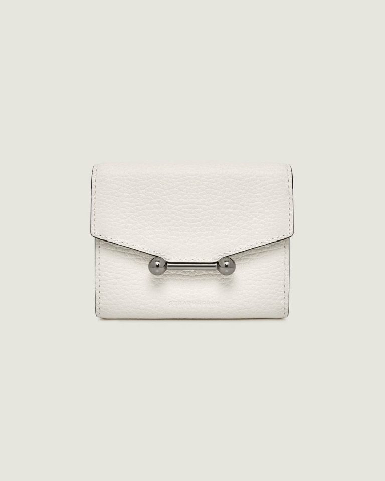 Wallets Strathberry White Women Mosaic Trifold Wallet - Image 3