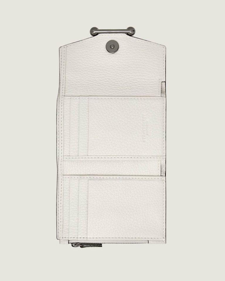 Wallets Strathberry White Women Mosaic Trifold Wallet