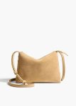 Wheat Crossbody Bags Lina Crossbody Bag In Wheat Suede Khaite Women