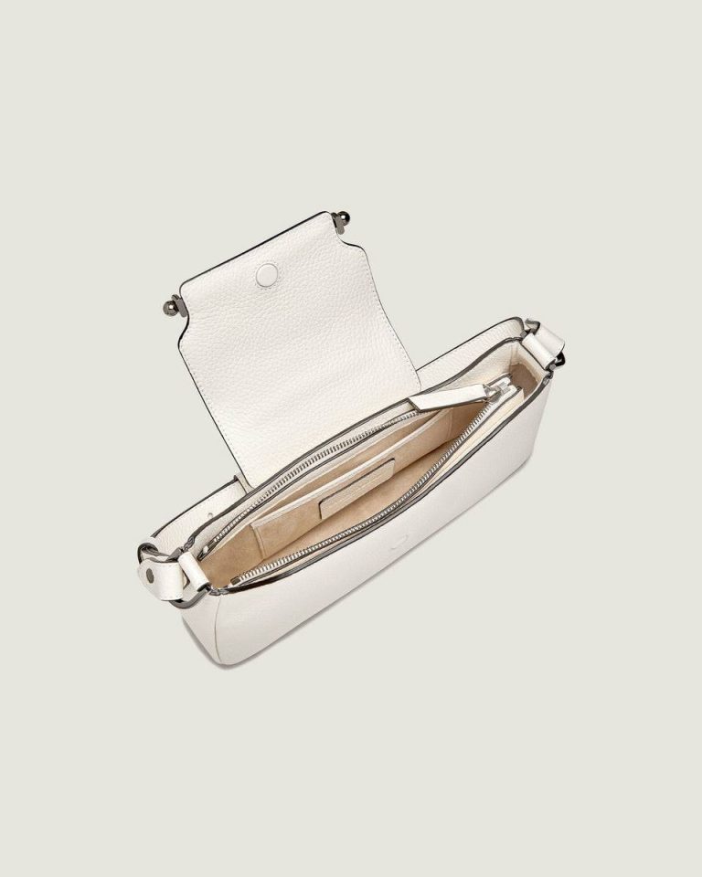 White Multrees Omni Zipped Shoulder Bags Women Strathberry - Image 5