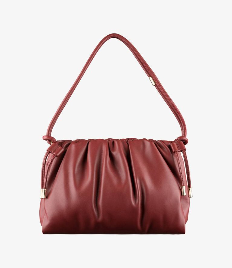 Women A.p.c. Crossbody Bags Ninon Shoulder Bag Wine Red - Image 4