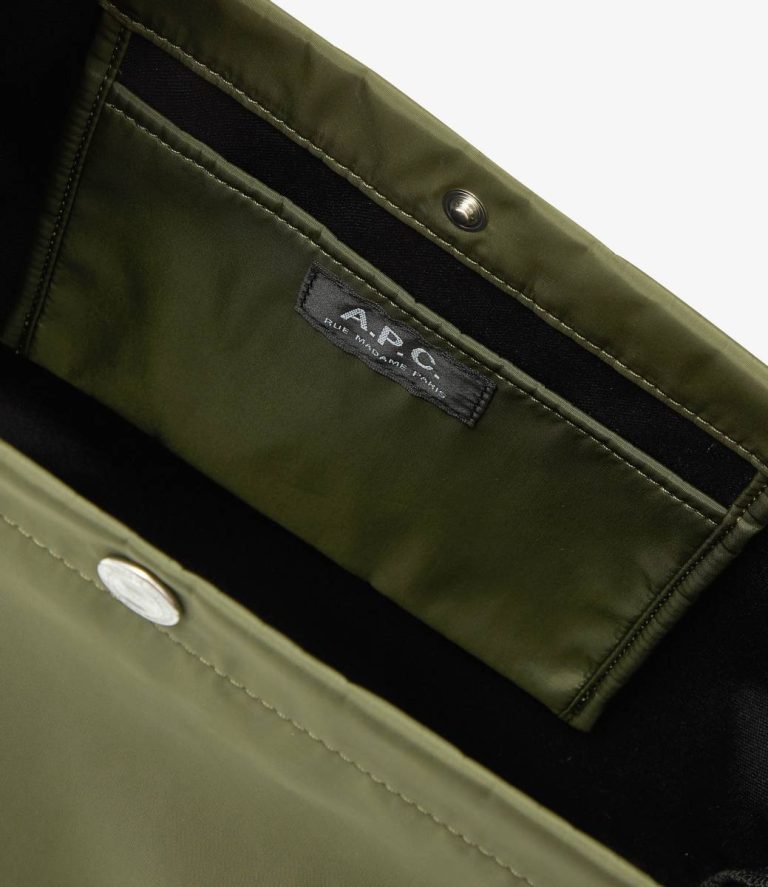 Women A.p.c. Khaki Crossbody Bags Journal Satchel - Image 5
