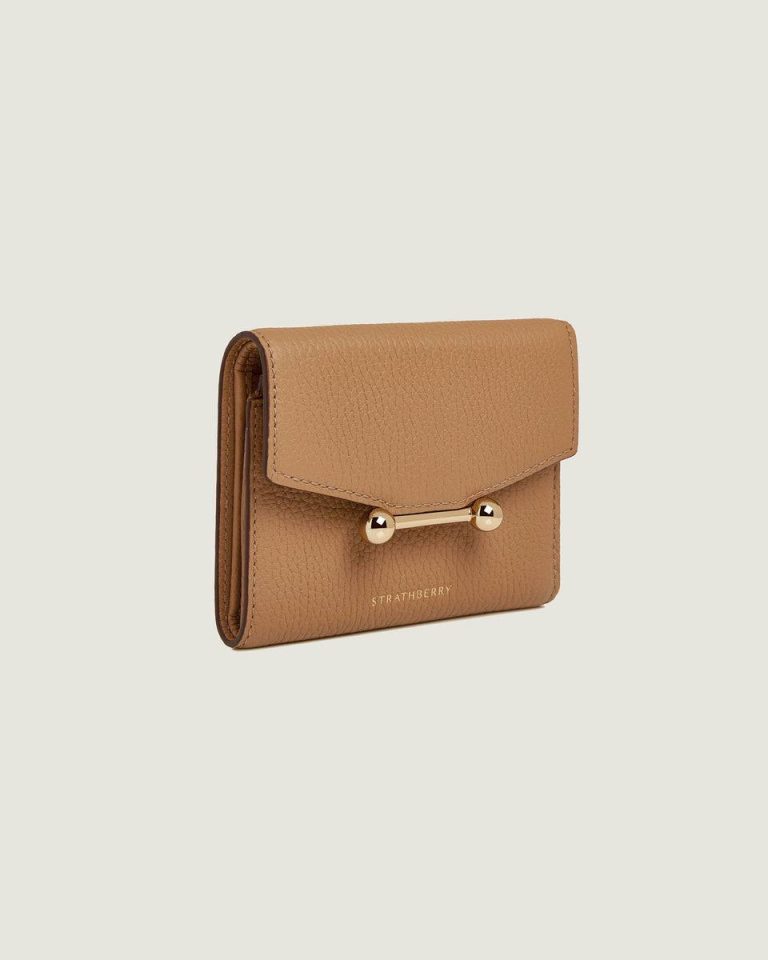 Women Caramel Mosaic Trifold Wallet Wallets Strathberry - Image 2