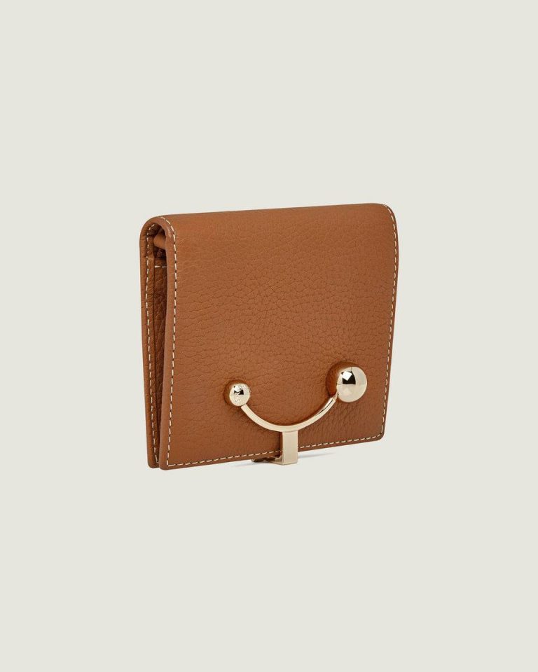 Women Crescent Wallet Wallets Tan With Vanilla Stitch Strathberry - Image 3