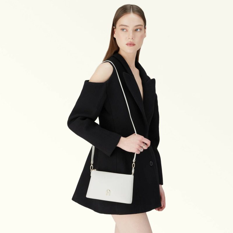 Women Crossbodies Furla Diamante Mini Bag Marshmallow - Image 2
