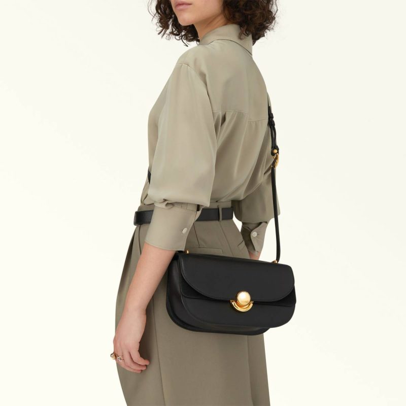 Women Crossbodies Furla Sfera Shoulder Bag S Nero - Image 2