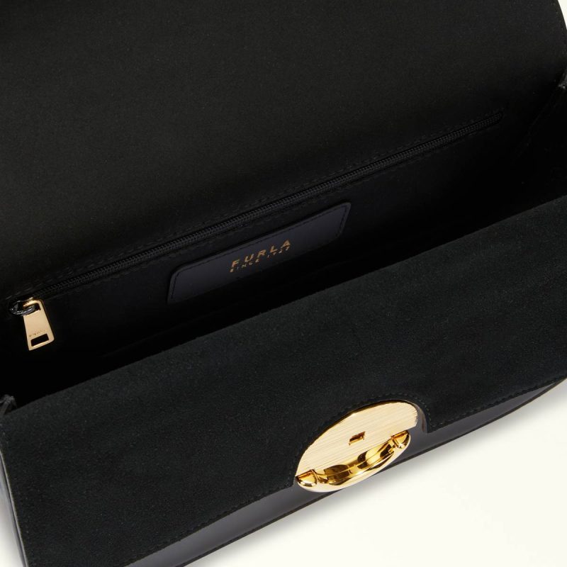 Women Crossbodies Furla Sfera Shoulder Bag S Nero - Image 4