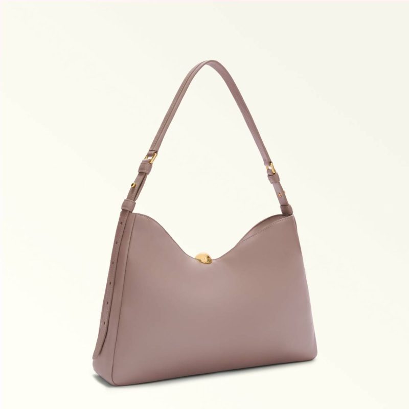 Women Crossbodies Mauve Furla Sfera Soft Shoulder Bag L - Image 3