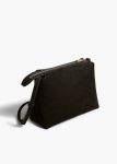 Women Crossbody Bags Khaite Black Lina Crossbody Bag In Black Suede - Image 3