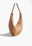 Women Crossbody Bags Khaite Hazelnut Augustina Hobo In Hazelnut Pebbled Leather