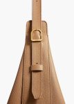 Women Crossbody Bags Khaite Hazelnut Augustina Hobo In Hazelnut Pebbled Leather - Image 4