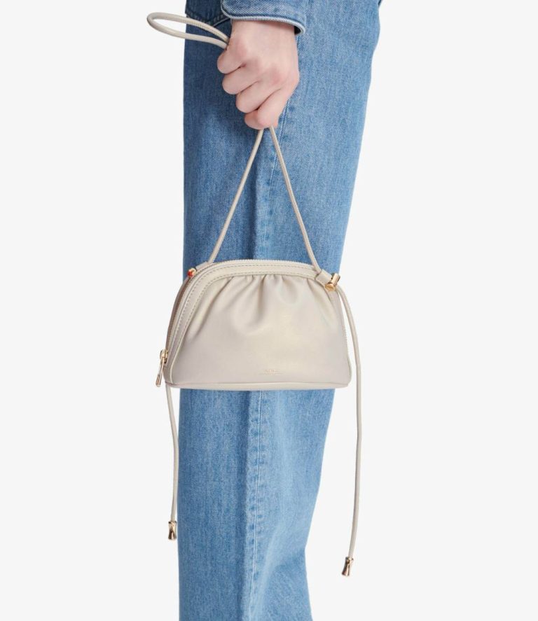 Women Crossbody Bags Ninon Small Drawstring Bag A.p.c. Goldtone - Image 2