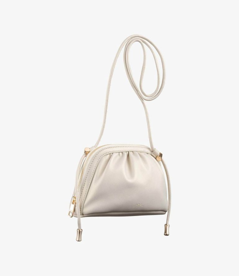 Women Crossbody Bags Ninon Small Drawstring Bag A.p.c. Goldtone - Image 3