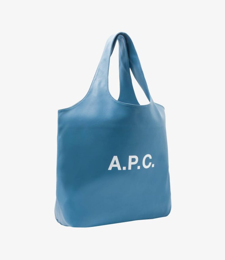 Women Faux Leather Bags Blue A.p.c. Ninon Tote Bag - Image 3