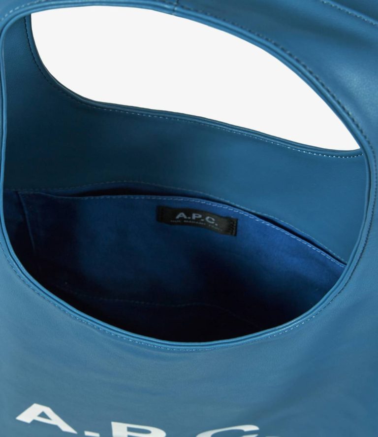 Women Faux Leather Bags Blue A.p.c. Ninon Tote Bag - Image 5
