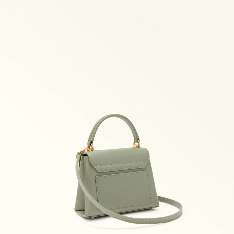 Women Furla 1927 Top Handle Mini Crossbodies Agave B - Image 3