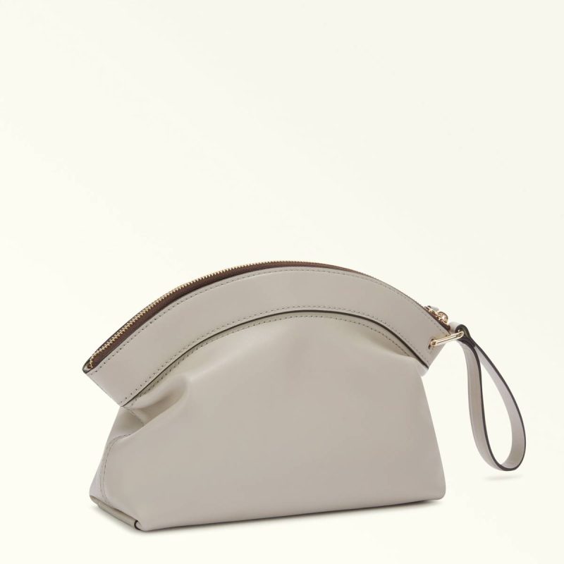 Women Furla Erica Pouch Mini Bags And Pouches Vaniglia - Image 3
