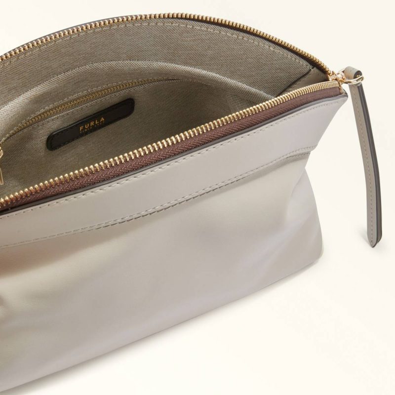 Women Furla Erica Pouch Mini Bags And Pouches Vaniglia - Image 4