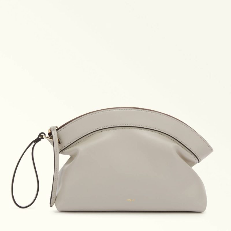 Women Furla Erica Pouch Mini Bags And Pouches Vaniglia