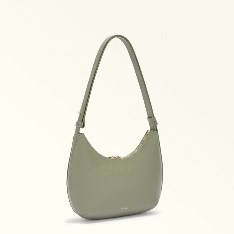 Women Furla Goccia Shoulder Bag S Shoulder Bags Agave B - Image 3
