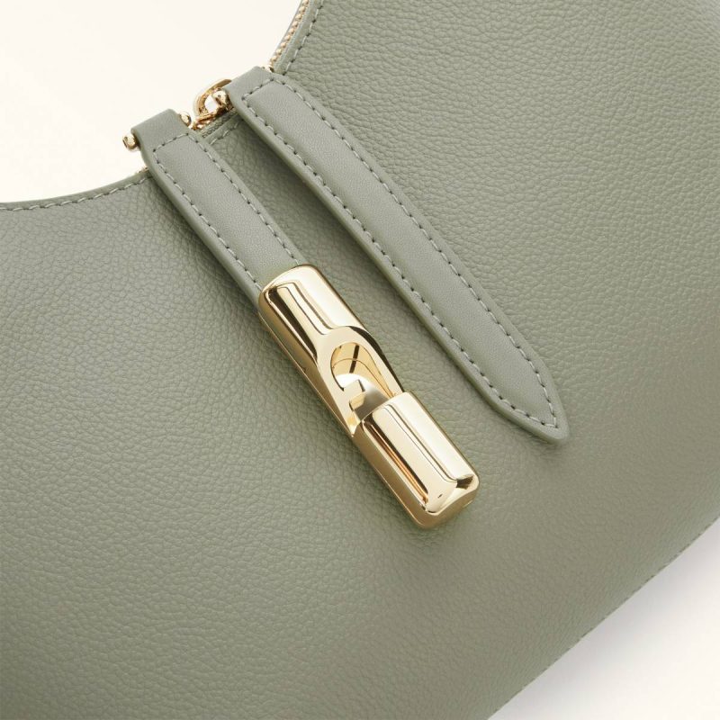Women Furla Goccia Shoulder Bag S Shoulder Bags Agave B - Image 5