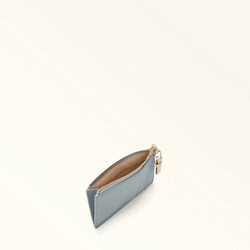 Women Furla Nuvola Card Case M Wallets Nuvola+Ballerina I+Greige - Image 4