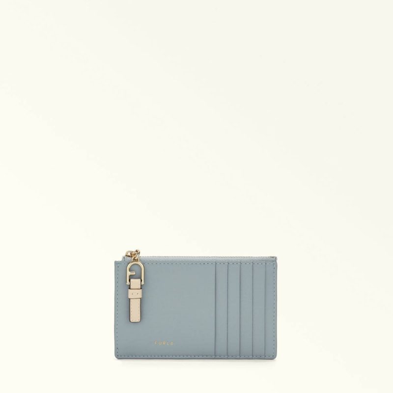Women Furla Nuvola Card Case M Wallets Nuvola+Ballerina I+Greige