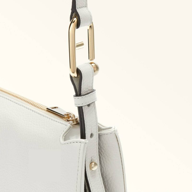 Women Furla Nuvola Crossbody S Marshmallow Crossbodies - Image 5