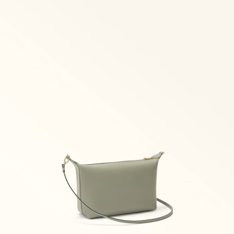 Women Furla Nuvola Mini Bag Agave B Crossbodies - Image 3