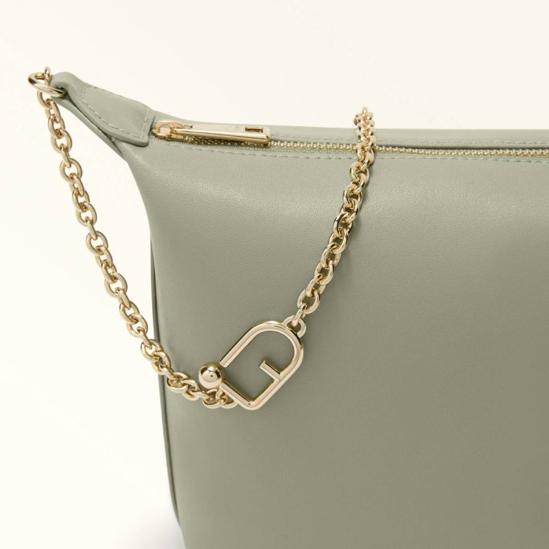 Women Furla Nuvola Mini Bag Agave B Crossbodies - Image 5
