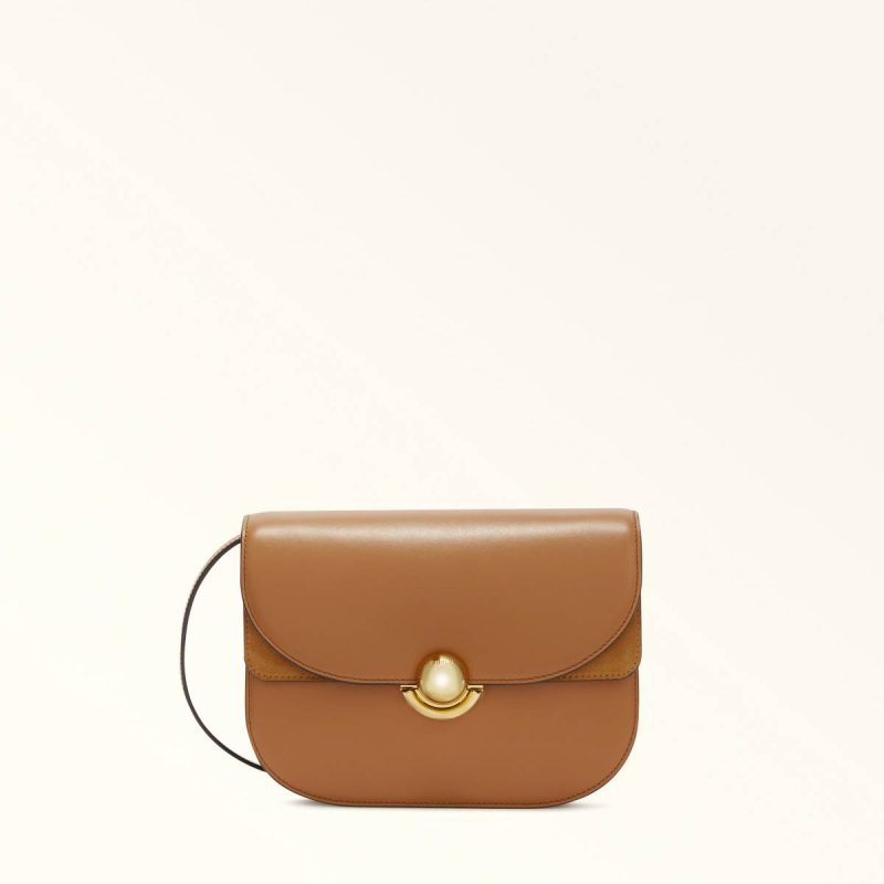 Women Furla Sfera Crossbody S Crossbodies Brandy