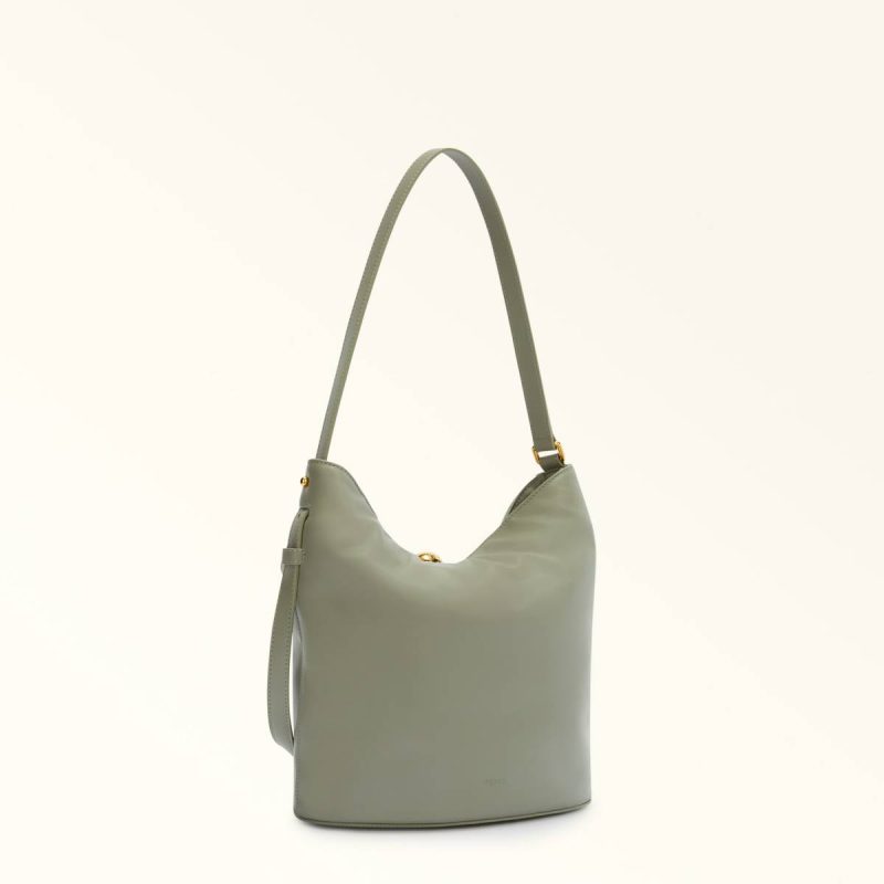 Women Furla Sfera Soft Bucket Bag S Agave B Crossbodies - Image 2