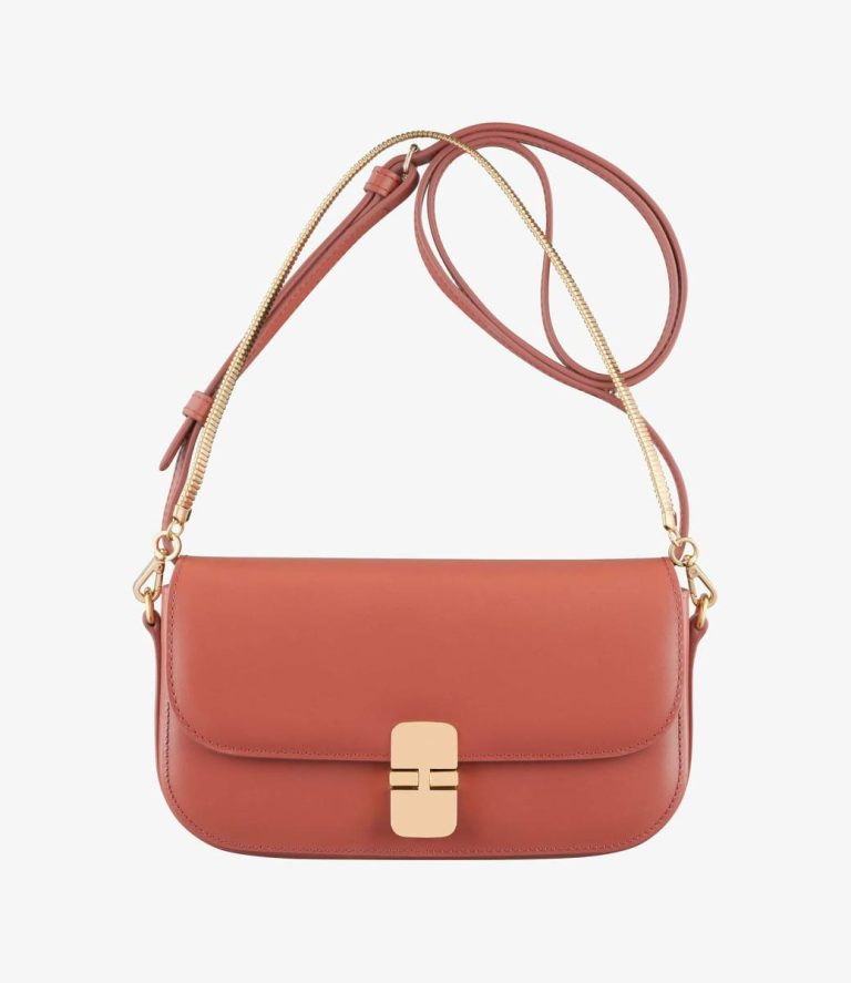 Women Grace Chaine Clutch Crossbody Bags Cherry A.p.c.