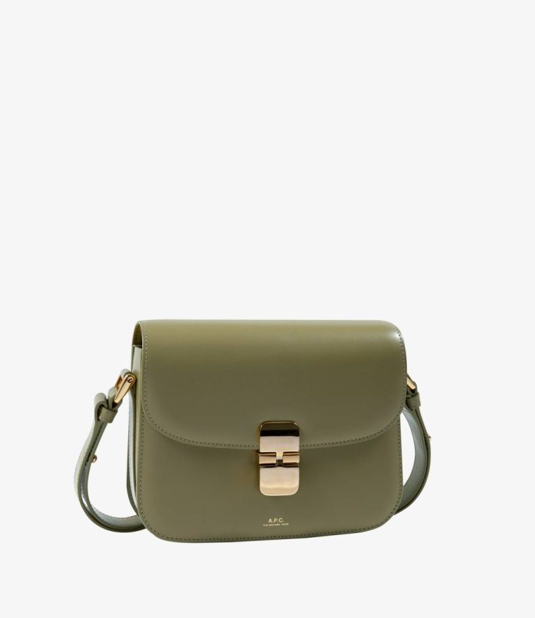 Women Grace Small Bag A.p.c. Clay Green Crossbody Bags - Image 3