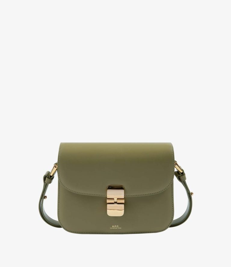 Women Grace Small Bag A.p.c. Clay Green Crossbody Bags