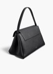 Women Khaite Black Top Handle Audrey Top Handle Bag In Black Pebbled Leather - Image 2